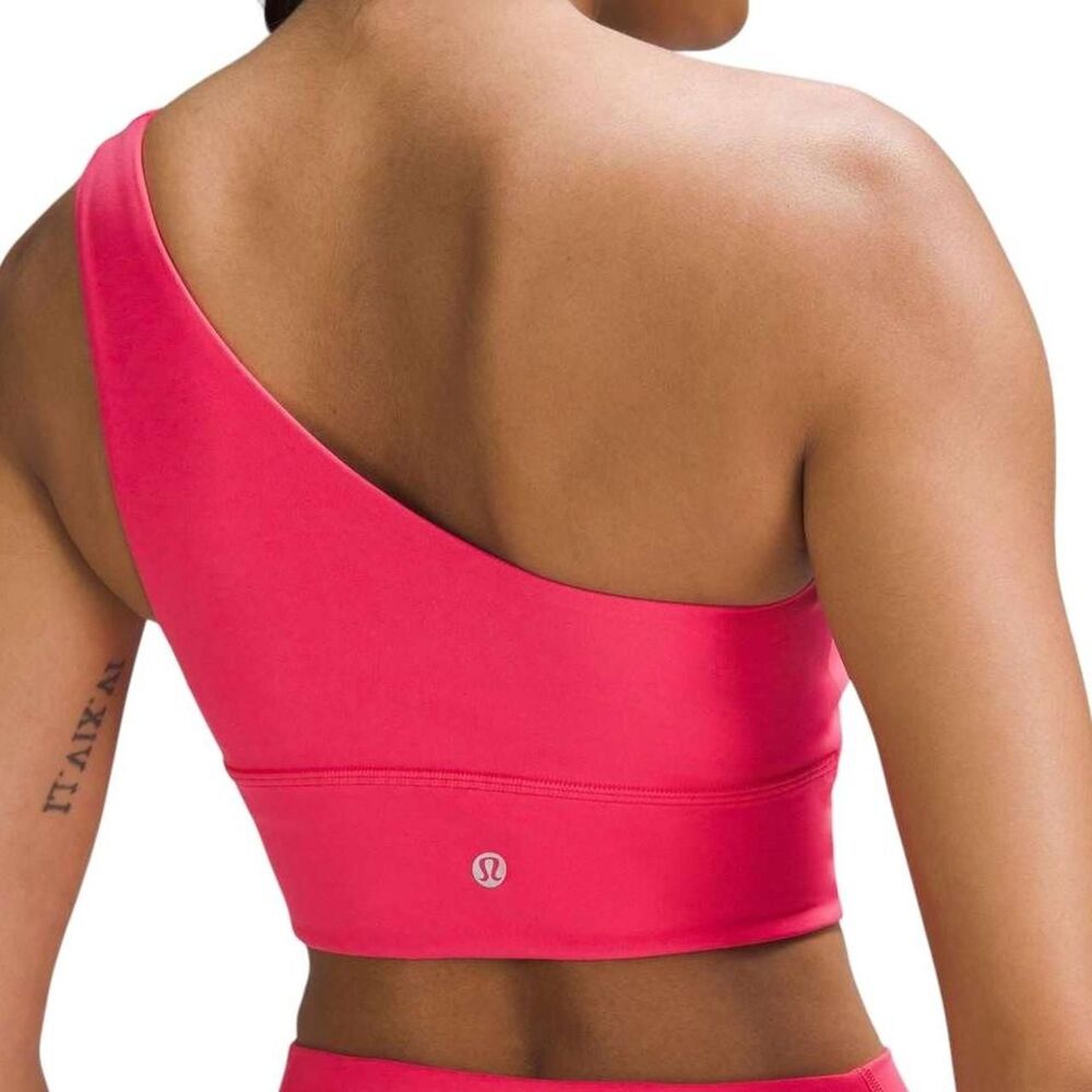 Lululemon Align Asymmetrical Bra *Light Support, A/B Cup in Lip Gloss